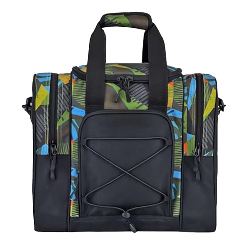 Bowlingkugeltasche – gepolsterte Bowlingtasche, verstellbarer Bowlinggürtel | Geeignet für Bowlingkugeln, multifunktionale Handtasche mit gepolstertem, verstellbarem Innengurt, Handtuch von Generic