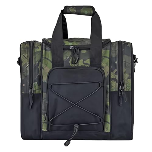 Bowlingtasche – Bowlingtasche für einzelne Bowlingbälle, multifunktionale Bowlingtasche mit gepolstertem Innenfutter, verstellbarer Schultergurt, Tasche für , Schuhe für Damen und Herren von Generic