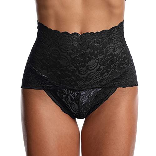 Boxershorts Damen Unterwäsche Hipster Nahtlos Unterhosen Damen Baumwolle Hohe Taille Bikinis Taillenslips Atmungsaktive Höschen Für Frauen Bauchweg Unterhose Damen Boxershorts Unterwäsche Schwarz XL von Generic