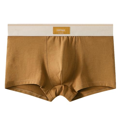 Boxershorts Herren Bambus Baumwolle Unterhosen Business Unterwäsche Sport Herrenunterhosen Nahtlose Retroshorts Winter Underwear Boxer Bequeme Trunks Blitzangebote des Tages Braun XL von Generic