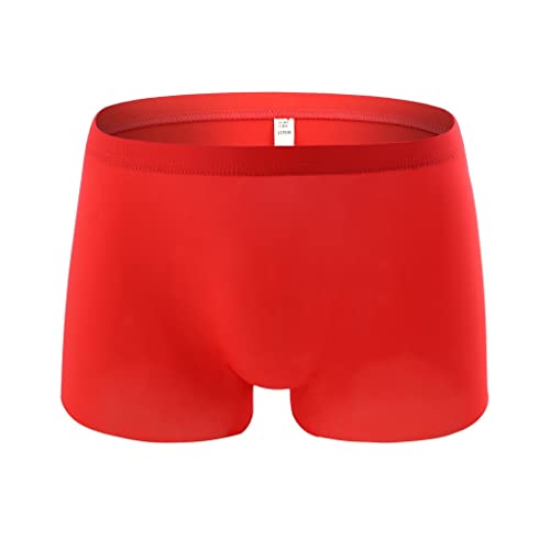 Boxershorts Herren Briefs Boxershort Retroshorts Mesh Boxer Briefs Baumwolle Boxershorts Sommer Mittlerer Taille Männer Atmungsaktive Sportunterwäsche Henrren Slips von Generic