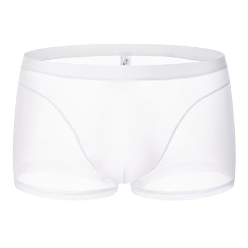 Boxershorts Herren Briefs Boxershort Retroshorts Mesh Boxer Briefs Baumwolle Sommer Männer Atmungsaktive Sportunterwäsche Slips von Generic