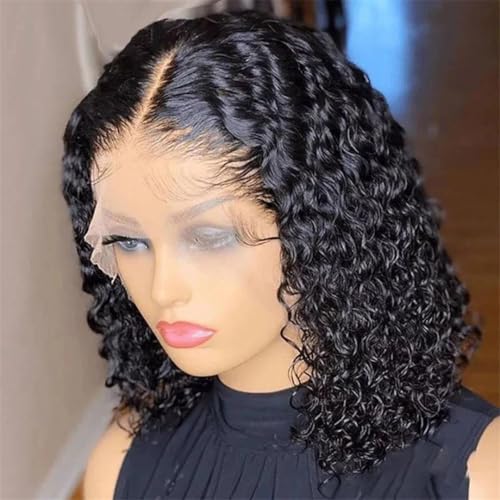 Brasilianische Deep Wave Lace Frontal Perücke Nasse Und Wellige Spitze Front Echthaarperücken Für Frauen Vorgezupfter Teil Bob Perücke Brasilianische Deep Wave Lace Frontal Perücke Nasse Und Wellige Spitze Front Echthaarperücken Für Frauen Vorgezupfter Teil Bob Perücke von Generic