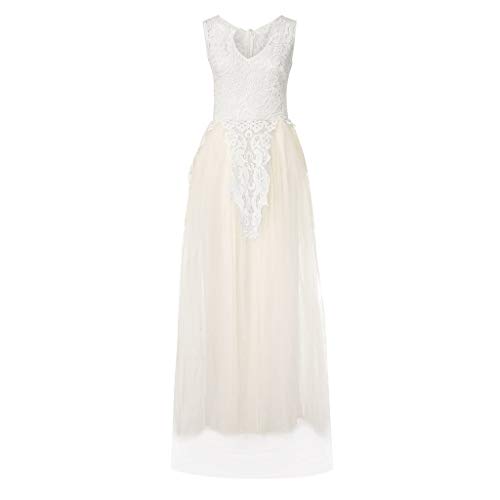 Brautkleid Damen Lang| Spitze Hochzeitskleider für | Brautkleider Grosse Grössen Damen V-Ausschnitt A-Linie Tüll Standesamt Kleid mit Schleppe Prinzessin Brautmode Tunika Kleid Frauen Abendkleider Brautkleid Damen Lang| Spitze Hochzeitskleider für | Brautkleider Grosse Grössen Damen V-Ausschnitt A-Linie Tüll Standesamt Kleid mit Schleppe Prinzessin Brautmode Tunika Kleid Frauen Abendkleider von Generic