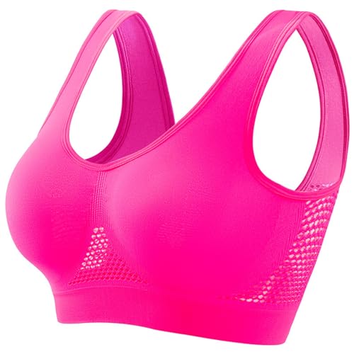 Breathable Cool Liftup Air Bra, 2024 Neuer Großer Air-BH, Bequemer BH Atmungsaktiver und Bequemer Mesh-Sport-BH, Sport BH Damen Ohne Bügel Starker Halt für Damen von Generic