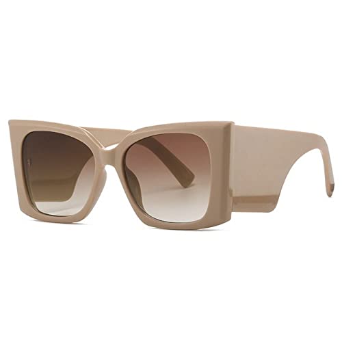 Breite Beine, quadratische Sonnenbrille für Damen und Herren, Reisebrille, männlich und weiblich, UV400375 von Generic