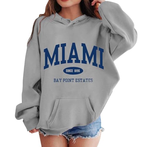 Brief Graphic Druck Kapuzenpullover Für Mädchen Mode Buchstaben Drucke Oversize Pullover Sweatshirt mit Kapuzen Langarm Kapuzenpulli Sweatshirt Kinder Pulli Hoodie Oberteile 3-12 Jahre von Generic