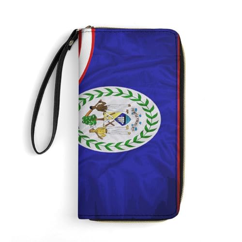 Brieftasche Amerika-Flagge Und Belize-Flagge Wallet Vintage Portemonnaie Niedliche Kartenetui Für Freund, Kinder, Tochter von Generic