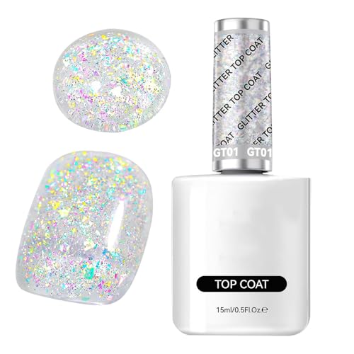 Bright Gel Polish Long Lasting Gel Polish Portable Nail Salon Supplies 15ml Nail Polish for Home, Reisen, Party, Party, Party von Generic