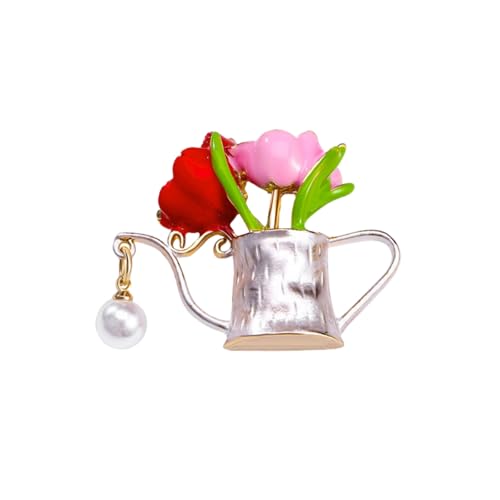Brosche 1 Stück Legierung Tulpe Topf Perle Brosche Blume Pin Anzug Corsage Silber Brosche 1 Stück Legierung Tulpe Topf Perle Brosche Blume Pin Anzug Corsage Silber von Generic
