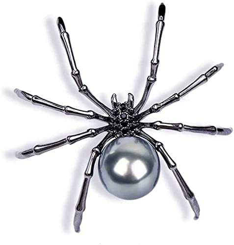 Brosche Pin, Fashion Faux Perle Spinne Brosche Pin Corsage Revers Schmuck Geschenk für Frauen Teens von Generic