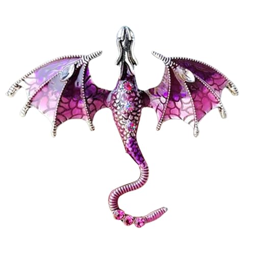 Broschen und Tiernadeln, Drachenbrosche | Retro-Fliegendrache für Männer für Kostüme | modische Tiernadel, einzigartige Partybroschen für die Feier, neu ja, Se référer au descriptif, Siehe von Generic