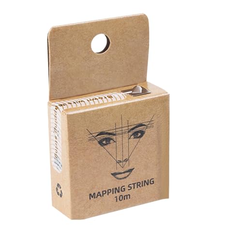 Brow Mapping String Tool - braunMapping Thread für Augenbrauen | Voreingefärbter Mapping-String für Augenbrauen-Make-up, Augenbrauen-Mapping-String, Brow-Mapping für Frauen, Brow-Mapping-String, Brow- von Generic