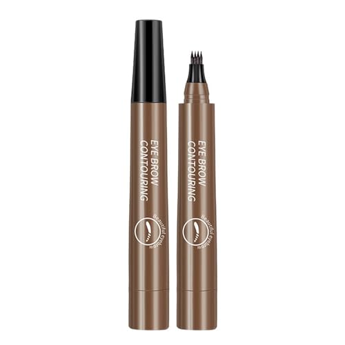 Brow Pen - 4 Punkte Augenbrauenstift | Augenbrauen Microbladiing Pen | Wasserdichte Klauen -Augenbrauen Stifte | Quad-anhaltende Augen Make-up | Microbladings vier Gabelspitzen -Flüssigkeitsbrauen Sti von Generic