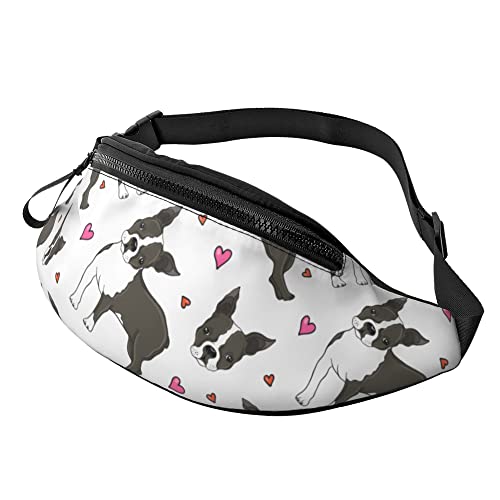 Brusttasche Hund Hundeherzen, Sport Hüfttasche Mode Umhängetaschen Verstellbarer Hüfttaschen Für Reisen Laufen Herren von Generic