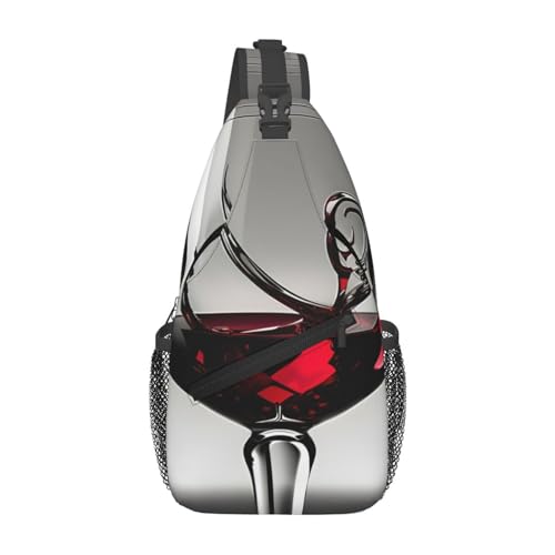 Brusttasche Weinglas Männerhandtasche Multipurpose Wasserdicht Geschäft Schultertasche, Für Sports, Wandern, Radfahren von Generic