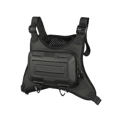Brusttasche zum für Herren, Brusttasche zum mit Laufweste für Männer, leichte Umhängetasche für Sport, praktische Aufbewahrung, robust von Generic