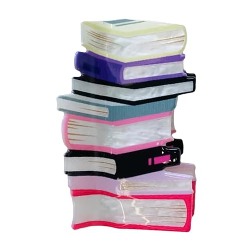 Buch-Haarspange, Einzigartige Haarspange In Buchform, Candy-Colored Book Hair Grab Für Dickes, Dünnes Haar, Niedliche Lustige Märchenbuch-Haarspangen Zubehör Für Lehrer Und Schüler Buch-Haarspange, Einzigartige Haarspange In Buchform, Candy-Colored Book Hair Grab Für Dickes, Dünnes Haar, Niedliche Lustige Märchenbuch-Haarspangen Zubehör Für Lehrer Und Schüler von Generic