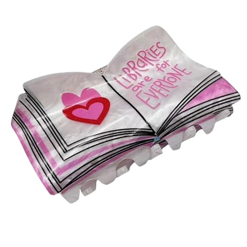Buch-Haarspangen für Frauen, Buch-Haarspangen, Haarklammern, niedliche Haarspangen, modisches Haarzubehör für dickes oder dünnes Haar, Haarspangen Buch-Haarspangen für Frauen, Buch-Haarspangen, Haarklammern, niedliche Haarspangen, modisches Haarzubehör für dickes oder dünnes Haar, Haarspangen von Generic