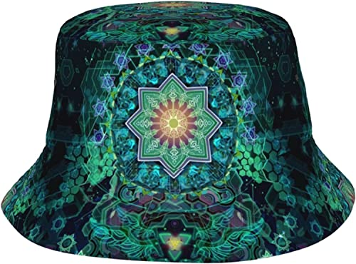 Bucket Hat Psychedelic Visionary Art Sun Hat Graphic Cap Fisherman Hat von Generic
