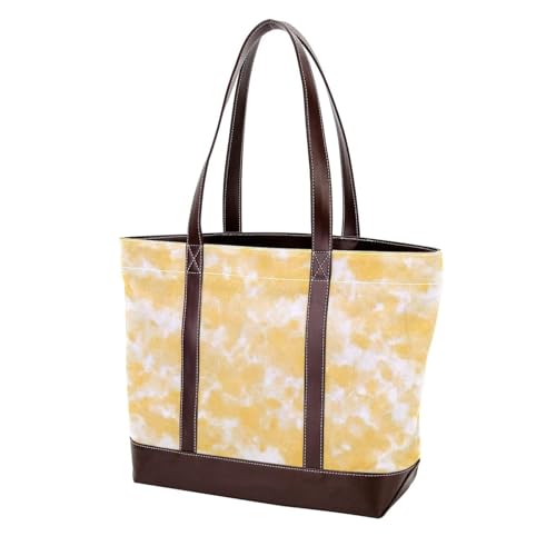 Bunte Batikfärbung, modisch, gewaschen, strapazierfähiges Leder, Geldbörse für Damen, mit Tragegriff oben, mit Taschen, Reißverschluss von Generic