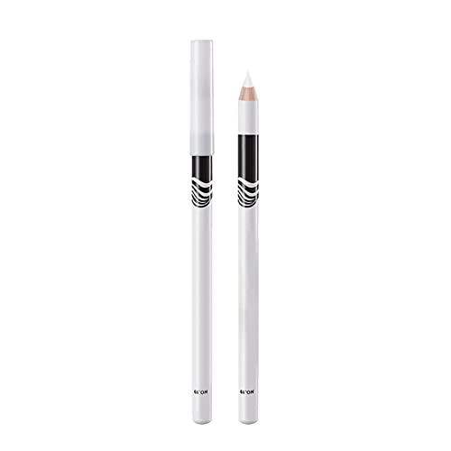 Bunte Eyeliner Set Wooden Pole Eyeliner Gel Pen White Lying Silkworm Pen Mattes Naturals Makeup Shadow Pen Professionals Long Lasting Eyeliner Pen Festival Schminke (White, One Size) von Generic