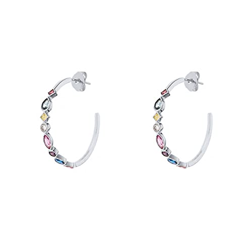 Bunte Zirkon Ohrringe Ohrstecker Für Frauen Piercing Ohrringe Schmuck Pendientes von Generic