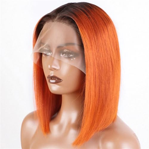Burgunderfarbene Transparente Kurze Bob-Perücke Aus Echthaar, Glatte Lace-Front-Perücke Für Frauen, Vorgezupft Burgunderfarbene Transparente Kurze Bob-Perücke Aus Echthaar, Glatte Lace-Front-Perücke Für Frauen, Vorgezupft von Generic