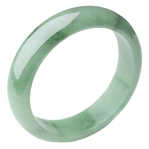 Burmesischer Jade Armreif für Frauen, Myanmar Jade Armband, Ölgrüner Jade Armband Schmuck von Generic