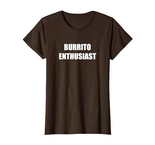 Burrito-Enthusiast T-Shirt, Damen, Braun, XS Burrito-Enthusiast T-Shirt, Damen, Braun, XS von Generic
