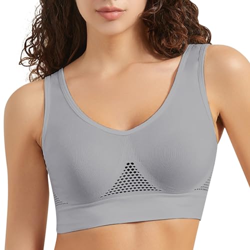 Bustier Damen BH Top aus Bambus Viskose, Gepolstert, Bequemer, Funktionell Top BH ohne bügel, mit leichtem Halt, für Yoga & Alltag von Generic