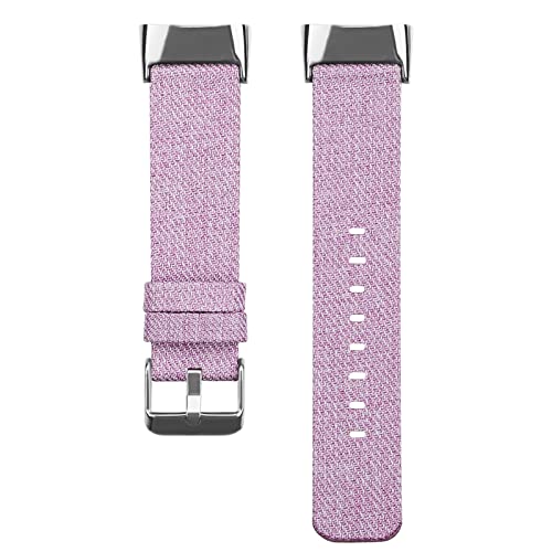 Canvas Uhrenarmbänder für Fitbit Charge 6 Armband für Frauen Männer, Robuste atmungsaktiv Watch Band Ersatz Watchband Armband für Fitbit Charge 6 Sport Armband, Klein Groß (Einheitsgröße, Lila) Canvas Uhrenarmbänder für Fitbit Charge 6 Armband für Frauen Männer, Robuste atmungsaktiv Watch Band Ersatz Watchband Armband für Fitbit Charge 6 Sport Armband, Klein Groß (Einheitsgröße, Lila) von Generic
