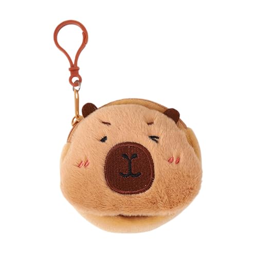 Capibara Taschenanhänger, Capibara Schlüsselanhänger - Plüschtiere Rucksackanhänger | Plüschschlüsselanhänger Realistischer Spielzeuganhänger für Weihnachten Plüschtiere für z, Wimpernschlag von Generic