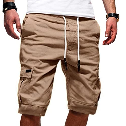 Cargo Shorts Herren, Kurze Hosen Herren Lässig Lose Sporthose Regulär Fit Sommerhose Vintage Kurze Hosen Einfarbig Baumwolle Cargohose Mit Taschen Freizeithose Weich Bequem Laufshorts Bermuda Short Cargo Shorts Herren, Kurze Hosen Herren Lässig Lose Sporthose Regulär Fit Sommerhose Vintage Kurze Hosen Einfarbig Baumwolle Cargohose Mit Taschen Freizeithose Weich Bequem Laufshorts Bermuda Short von Generic