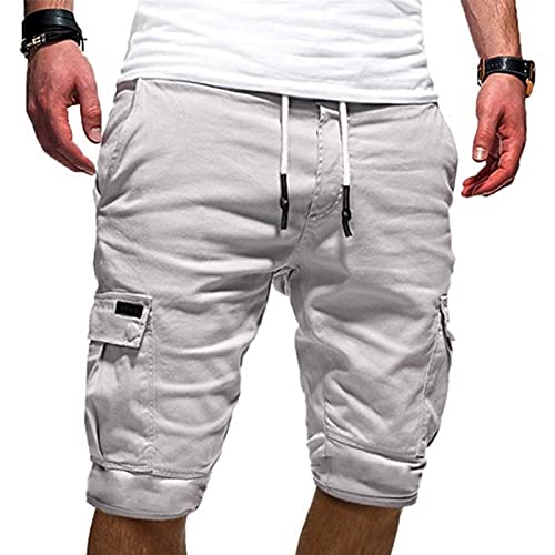Cargo Shorts für Herren Baumwolle Chino Shorts Herren Stretch Kurze Hosen Sommer Bermuda Short Freizeithose mit Taschen Sommerhose Kordelzug Herrenshorts Große Größen Cargo Shorts für Herren Baumwolle Chino Shorts Herren Stretch Kurze Hosen Sommer Bermuda Short Freizeithose mit Taschen Sommerhose Kordelzug Herrenshorts Große Größen von Generic