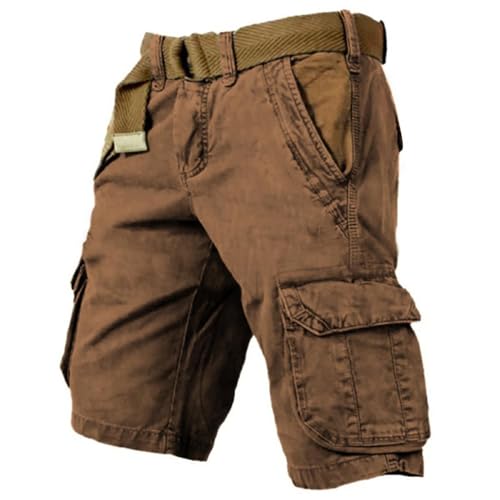 Cargohose Herren Kurz Stretch, Cargo Shorts Herren Slim Fit Kurze Hosen Cargo Bermuda Shorts Sport Arbeitshosen Leicht Sommerhose Elegant Freizeithose mit Taschen Outdoor Hosen Sommer Cargohose Herren Kurz Stretch, Cargo Shorts Herren Slim Fit Kurze Hosen Cargo Bermuda Shorts Sport Arbeitshosen Leicht Sommerhose Elegant Freizeithose mit Taschen Outdoor Hosen Sommer von Generic