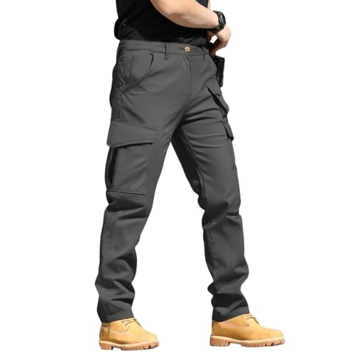 Cargohose Herren Stretch Wanderhose & Arbeitshosen Männer Outdoor Baggy Camouflage Hose Militär Taktische Hosen von Generic