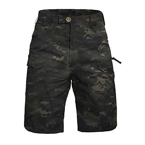 Cargohose Herren Trainingshose Herren 3/4 Outdoor Hose Schnelltrocknend Viele Taschen Wanderhose Stretch Hose Radhose Leicht Atmungsaktiv Sommer Shorts Cargohose Herren Schwarz Grün L Cargohose Herren Trainingshose Herren 3/4 Outdoor Hose Schnelltrocknend Viele Taschen Wanderhose Stretch Hose Radhose Leicht Atmungsaktiv Sommer Shorts Cargohose Herren Schwarz Grün L von Generic