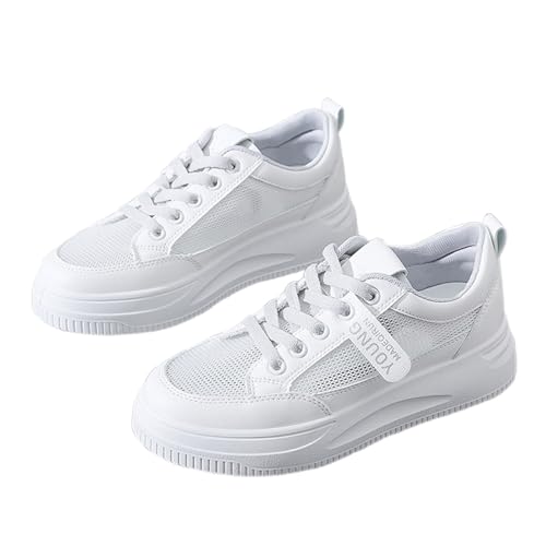 Casual Damen Schuhe Leichte Bequem, Trendy Sneakers für Damen, Belüftet Turnschuhe für Outdoor Jogging Running Atmungsaktive Elegant Schuhe Mit Guter Dämpfung für Gymnastik Tennis Abriebfest von Generic