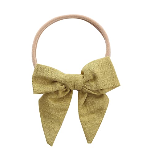 Casual Headwrap für Kleinkind Kleinkind Baby Mädchen einfarbig Stirnband Bowknot elastisches Haarband für Kleinkinder von Generic