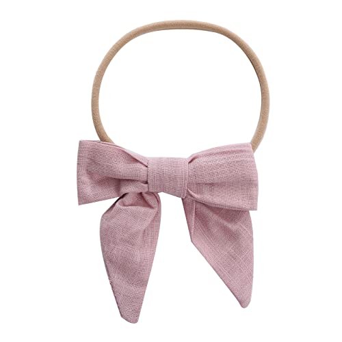 Casual Headwrap für Kleinkind Kleinkind Baby Mädchen einfarbig Stirnband Bowknot elastisches Haarband für Kleinkinder von Generic