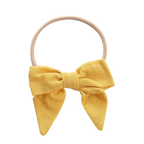 Casual Headwrap für Kleinkind Kleinkind Baby Mädchen einfarbig Stirnband Bowknot elastisches Haarband für Kleinkinder von Generic