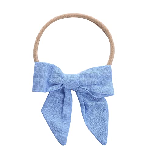 Casual Headwrap für Kleinkind Kleinkind Baby Mädchen einfarbig Stirnband Bowknot elastisches Haarband für Kleinkinder von Generic