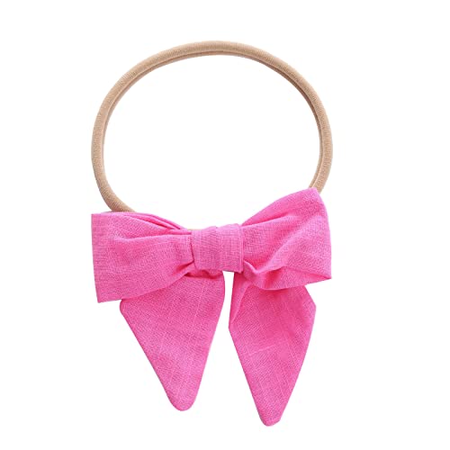 Casual Headwrap für Kleinkind Kleinkind Baby Mädchen einfarbig Stirnband Bowknot elastisches Haarband für Kleinkinder von Generic