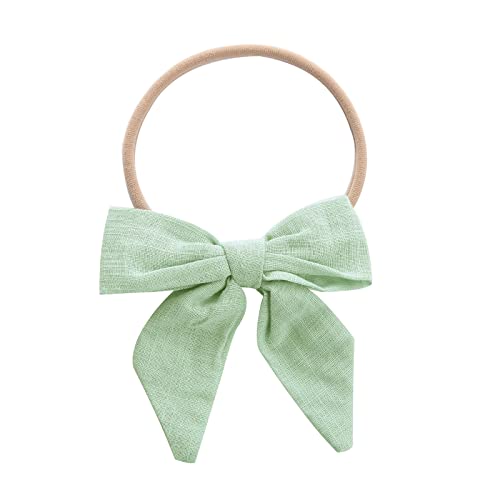 Casual Headwrap für Kleinkind Kleinkind Baby Mädchen einfarbig Stirnband Bowknot elastisches Haarband für Kleinkinder von Generic