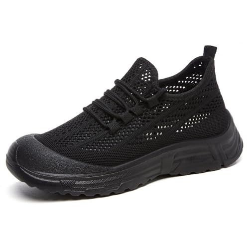 Casual Schuhe Damen Bequem Leichte, Sportlich Sneakers für Damen, Outdoor Jogging Trekking Schuhe Low-Cut Belüftet Turnschuhe für Gymnastik Mesh Schuhe rutschfest Abriebfest von Generic