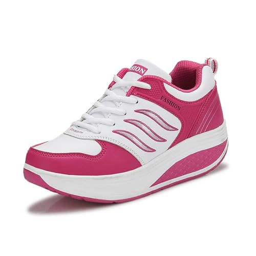 Casual Sneakers Damen Bequem, Sportlich Schuhe für Damen Running Jogging, Klassisch Freizeitschuhe Outdoor Trekking Trendy Atmungsaktive Turnschuhe für Gymnastik rutschfest Abriebfest von Generic