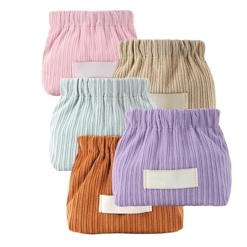 Cautious/Cautiousm Cord-Organizer mit elastischem Haargummi, 2026 Neue tragbare Reise-Organizer-Tasche, Cord-Make-up-Tasche(5*Mix 2) von Generic