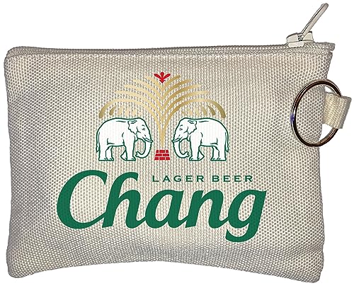 Chang Elephant Logo Kleine Geldbörse mit Geldbörse Beige One Size von Generic