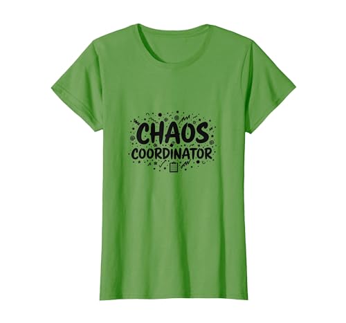 Chaos Coordinator Lustiges Büromanager Geschenk T-Shirt, Damen, Hellgrün, XL Chaos Coordinator Lustiges Büromanager Geschenk T-Shirt, Damen, Hellgrün, XL von Generic